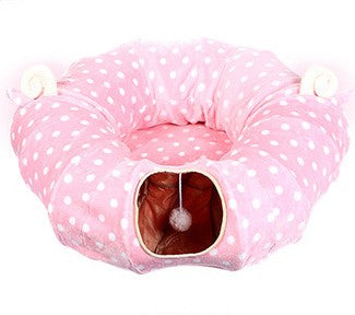 Cat Tunnel Toy Collapsible Play Tube for Kittens