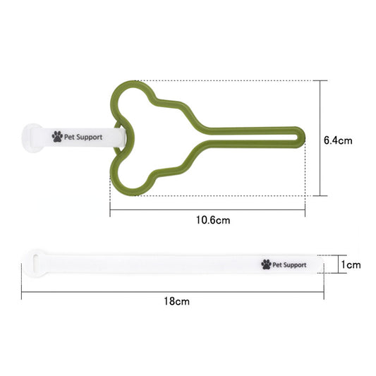 Pet Poop Bag Holder Hands Free Fixed Clip Dog Walking - side view - PET'S FUN | dog supplies