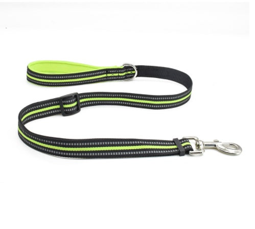 Dog Leash Nylon Leash Assisted Retractable - lifestyle view - PET'S FUN | dog bed