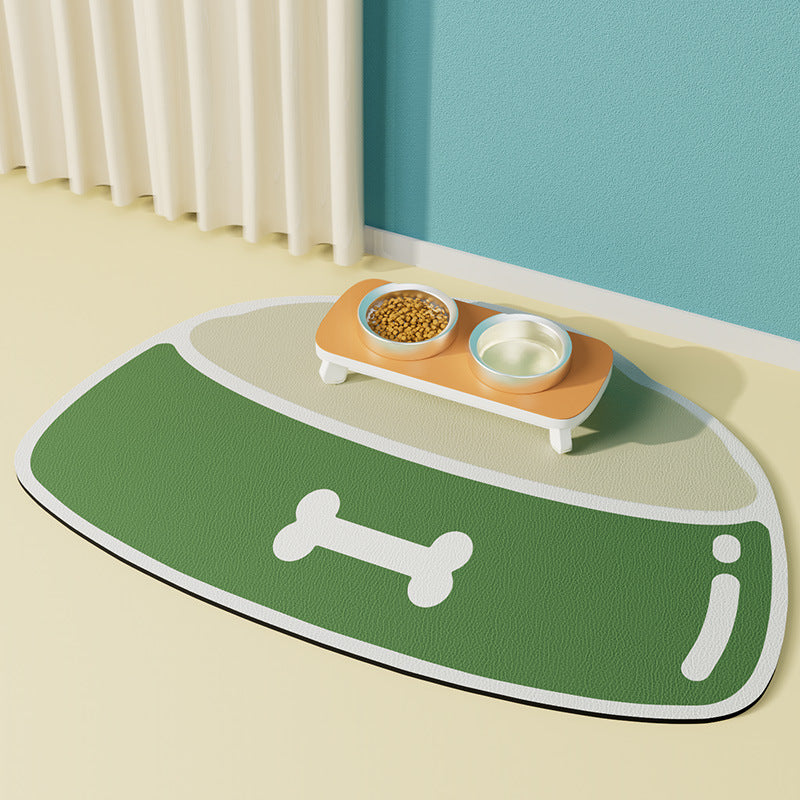 Pet Feeding Mat Silicone Non-slip Waterproof Feeding - lifestyle view - PET'S FUN | durable pet supplies