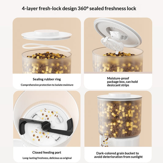 Smart Automatic Pet Feeder 3L WiFi App Control