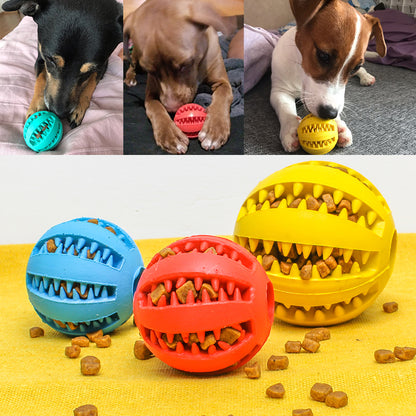 Pet Slow Feeder Dog Toy Cute Funny Rubber - side view - PET'S FUN | dog supplies