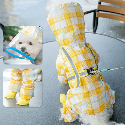 Chest and Back Integrated Pet Dog Four-leg - front view - PET'S FUN | dog play