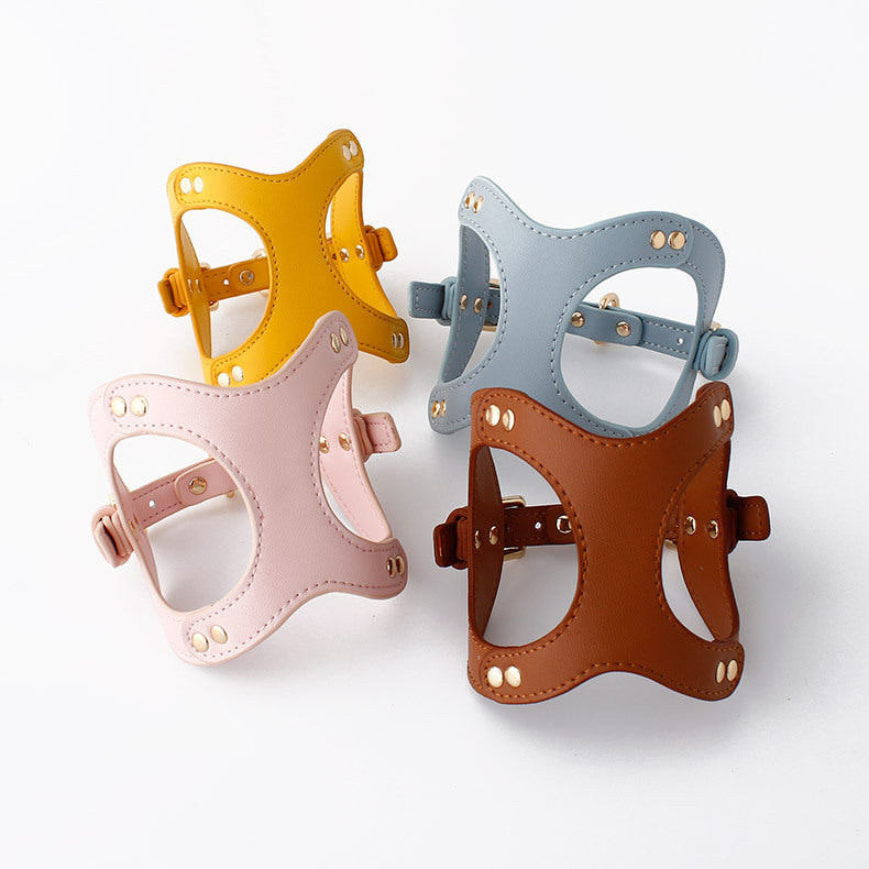 Small and Medium Dog Pet Cat Vest Type Leash - front view - PET'S FUN | cat toy