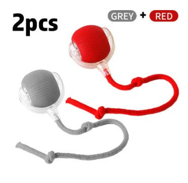 Interactive Cat Toy Ball Super Drive Cat Rolling Ball - in use view - PET'S FUN | cat toy