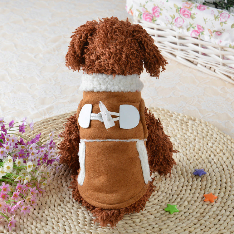 Pet Supplies Cat Cat Thickened Clothes Vest - front view - PET'S FUN | cat toy