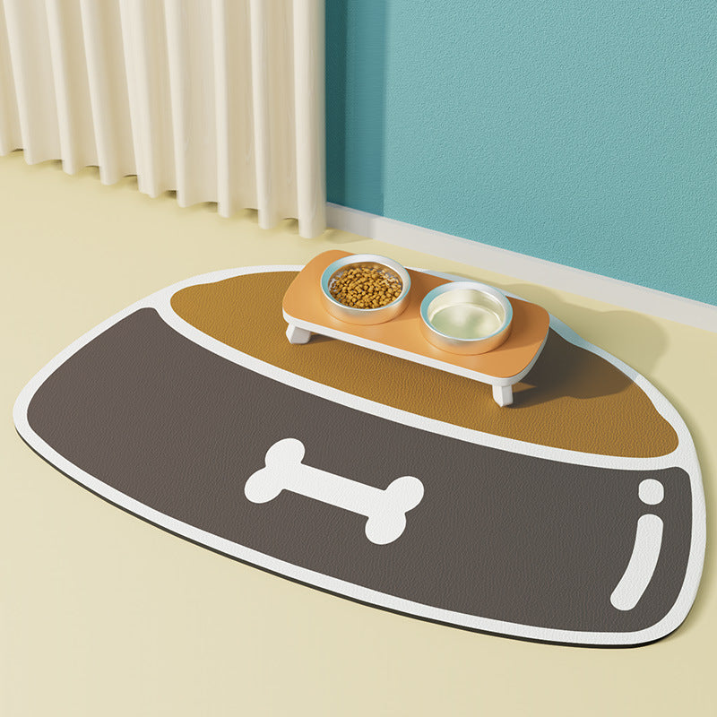 Pet Feeding Mat Silicone Non-slip Waterproof Feeding - detail view - PET'S FUN | premium pet products