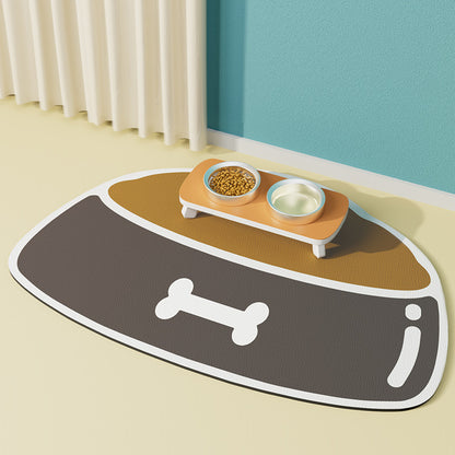Pet Feeding Mat Silicone Non-slip Waterproof Feeding - detail view - PET'S FUN | premium pet products