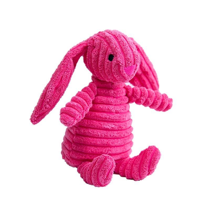 Stuffing Squeaky Plush Dog Toy Chew Speak Toy - in use view - PET'S FUN | dog toy