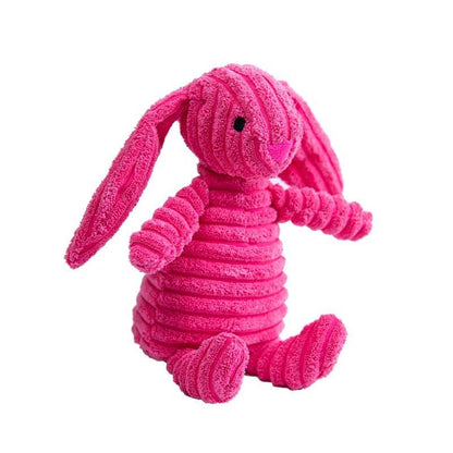 Stuffing Squeaky Plush Dog Toy Chew Speak Toy - in use view - PET'S FUN | dog toy