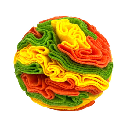 Pet Sniffing Toy Ball Molars Colorful Ball - front view - PET'S FUN | dog accessories