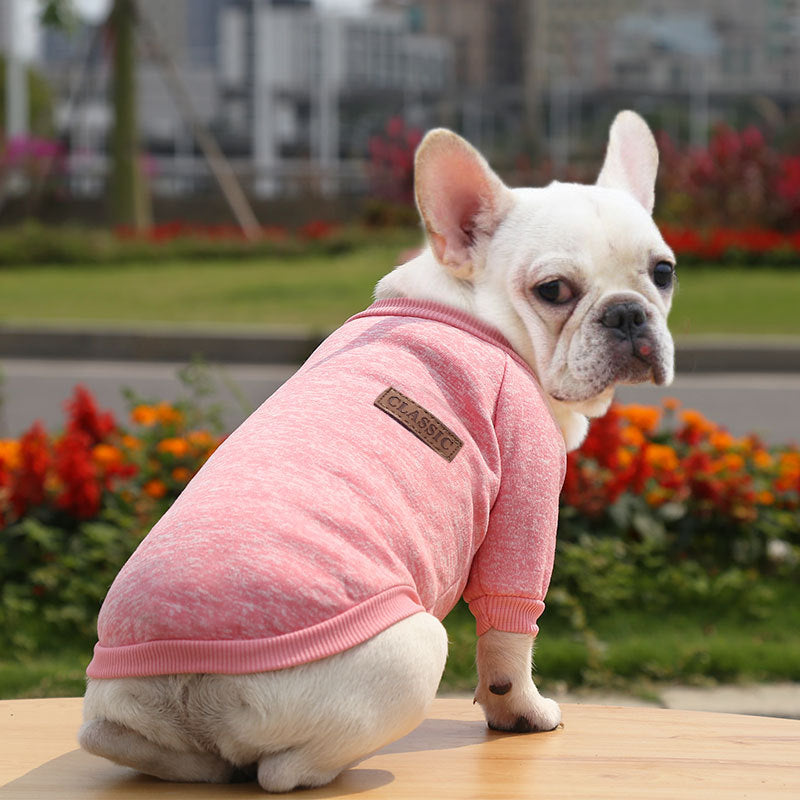 Fall Winter Sweater Two-legged Clothes Dog - front view - PET'S FUN | dog toy