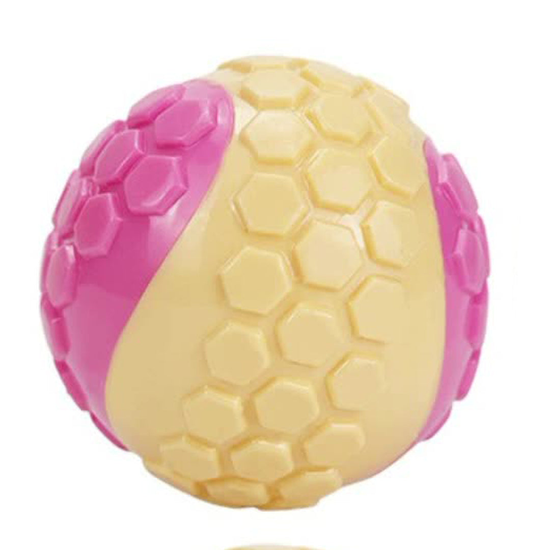 New Trp Ball Toy Plaid Molar Bite-resistant Dog Toy - back view - PET'S FUN | dog toy