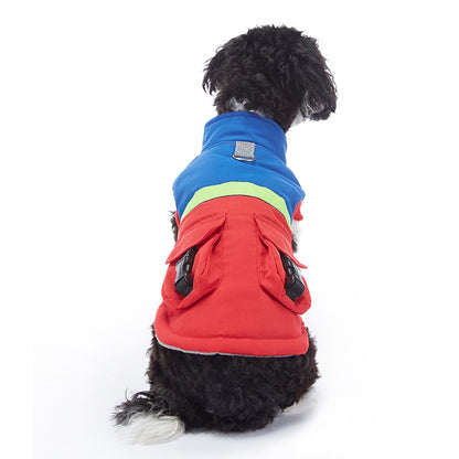 Winter Cashmere Pet Jacket - angle view - PET'S FUN | pet toy