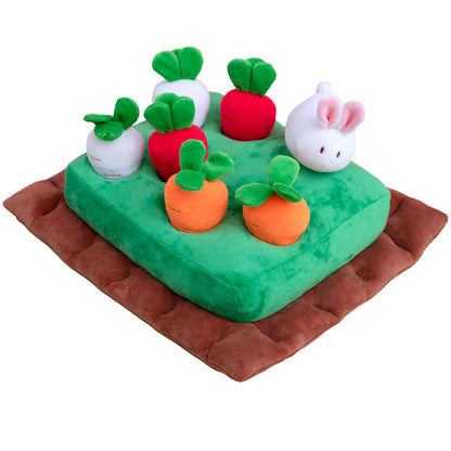 Pet Pull Radish Chick Gopher Hide and Seek - front view - PET'S FUN | pet play