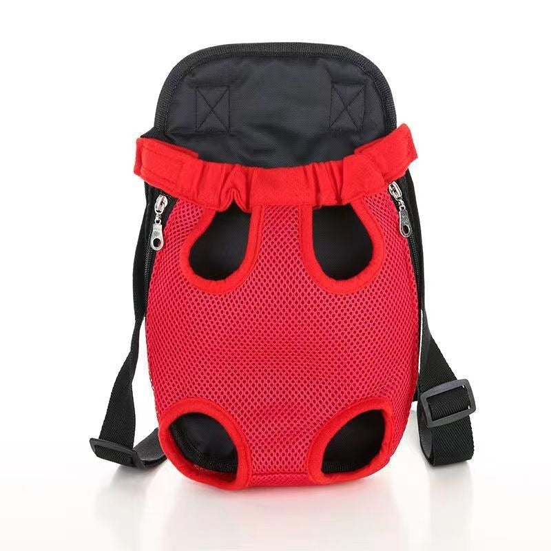 Pet Dog Carrier Backpack for Small Dogs Breathable - side view - PET'S FUN | interactive dog toy