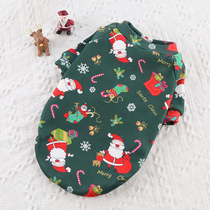 Dog Christmas Pet Supplies Clothes - front view - PET'S FUN | dog accessories