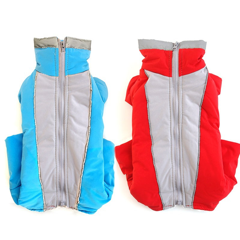 Thickened Velvet Cotton Clothes Plush Coat - front view - PET'S FUN | dog toy