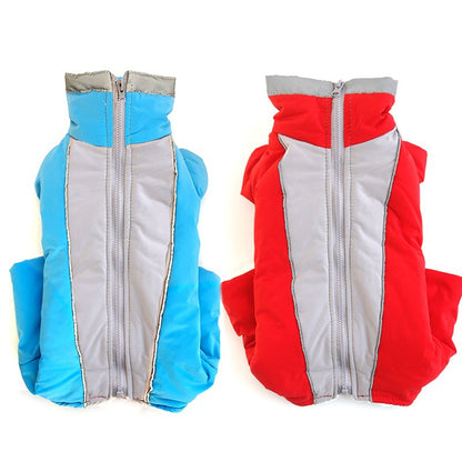Thickened Velvet Cotton Clothes Plush Coat - front view - PET'S FUN | dog toy