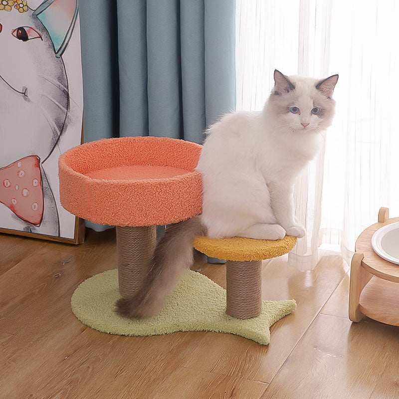 Cat Climbing Frame Cat Climbing Frame Cat Nest Cat - side view - PET'S FUN | cat supplies