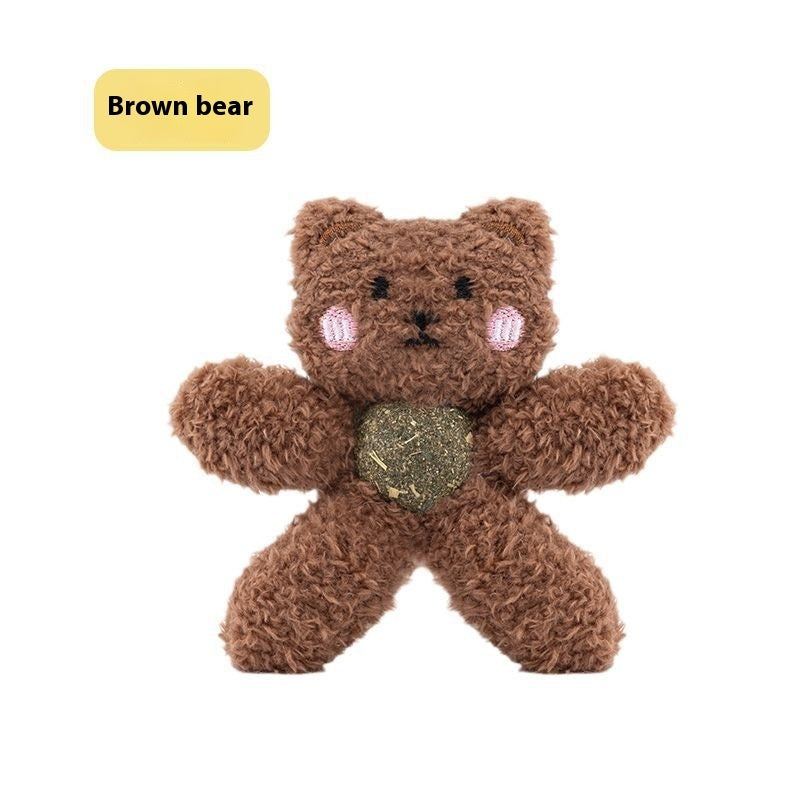Catnip Ball Cat Toy Molar - side view - PET'S FUN | cat entertainment