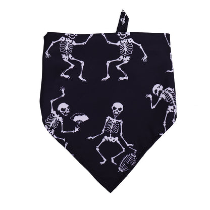 Halloween Dog Slobber Pet Scarf Pet - back view - PET'S FUN | dog accessories