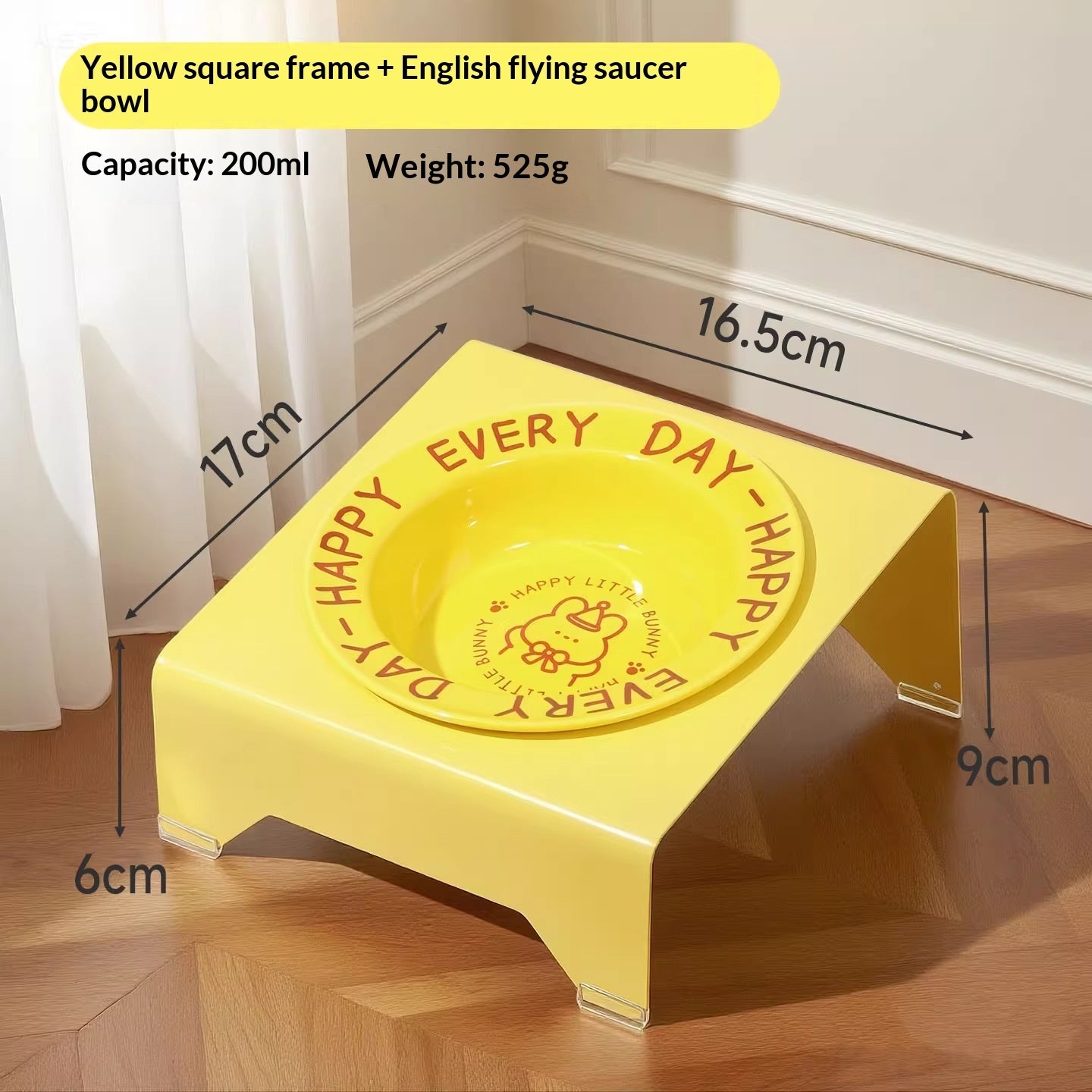 Ceramic Cat Food Cat Magnetic High Legged Cat Bowl - lifestyle view - PET'S FUN | cat supplies