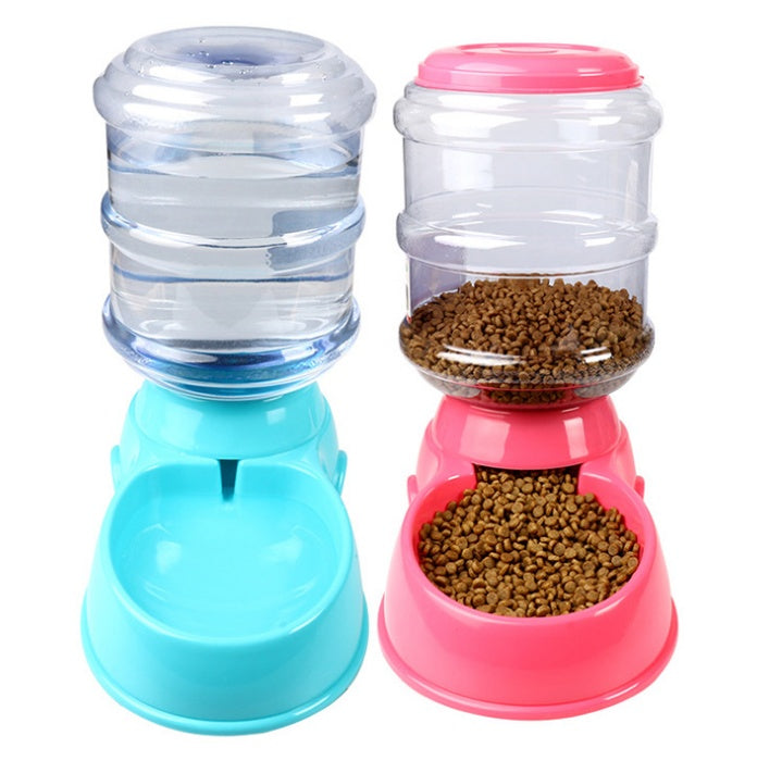 3.5L Pet Automatically Feeding Basin - side view - PET'S FUN | pet supplies