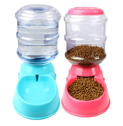 3.5L Pet Automatically Feeding Basin - side view - PET'S FUN | pet supplies
