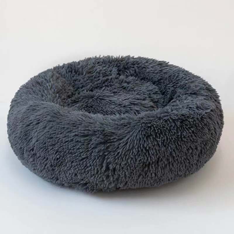 Washable Round Plush Kennel - detail view - PET'S FUN | dog supplies