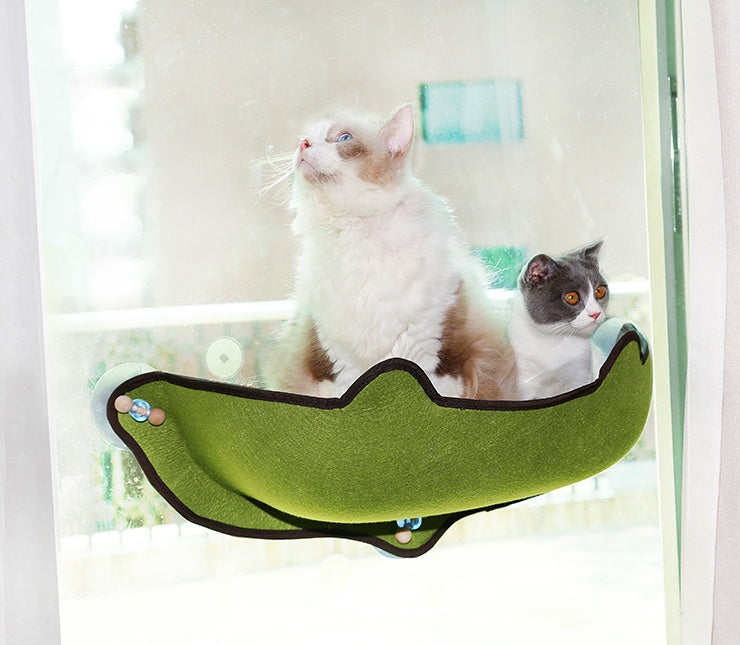 Window sill cat hammock - detail view - PET'S FUN | cat entertainment