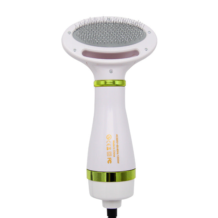 Two-in-one Pet Hot Air Comb Dog Cat Hair
