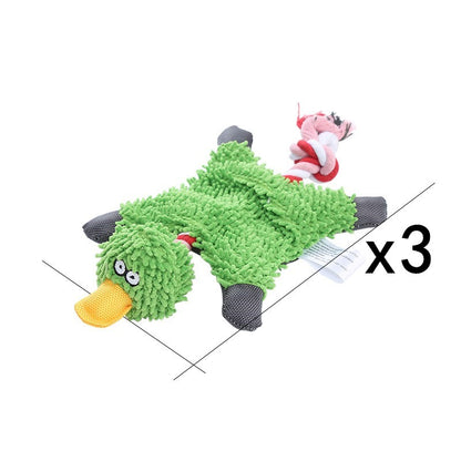 Pet Toy Donkey Shape Corduroy Chew Toy for Dogs Puppy Squeaker | PET'S FUN