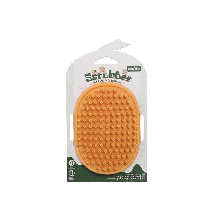Pet Bath Gloves Dog Massage Brush - detail view - PET'S FUN | dog supplies
