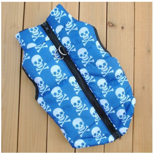 Winter Clothing Pet Clothes Vest Padded - side view - PET'S FUN | pet toy