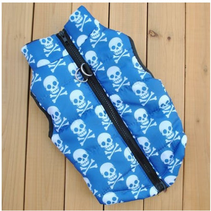 Winter Clothing Pet Clothes Vest Padded - side view - PET'S FUN | pet toy