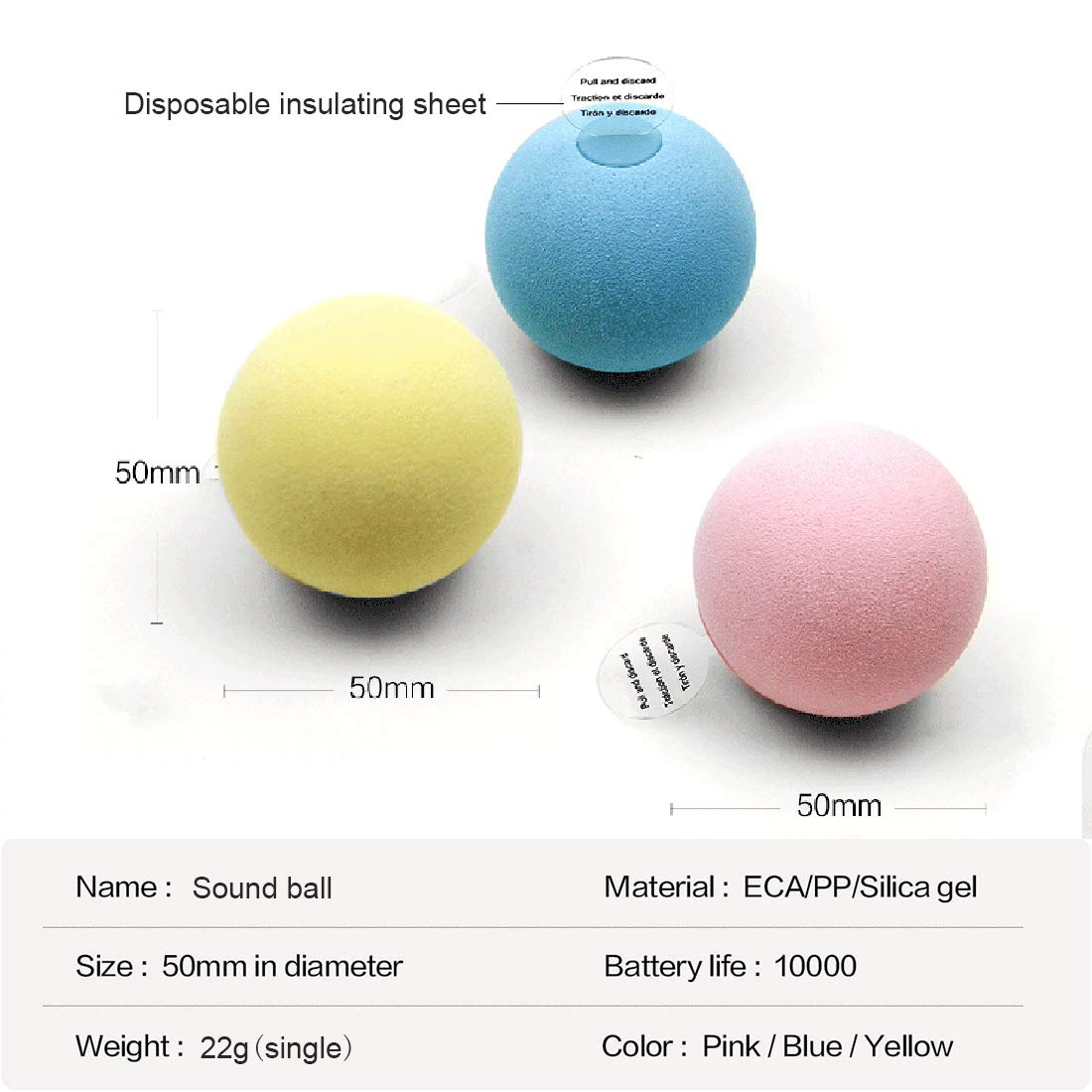 Gravity Called the Ball Mint Kitten Self-hey - angle view - PET'S FUN | cat entertainment
