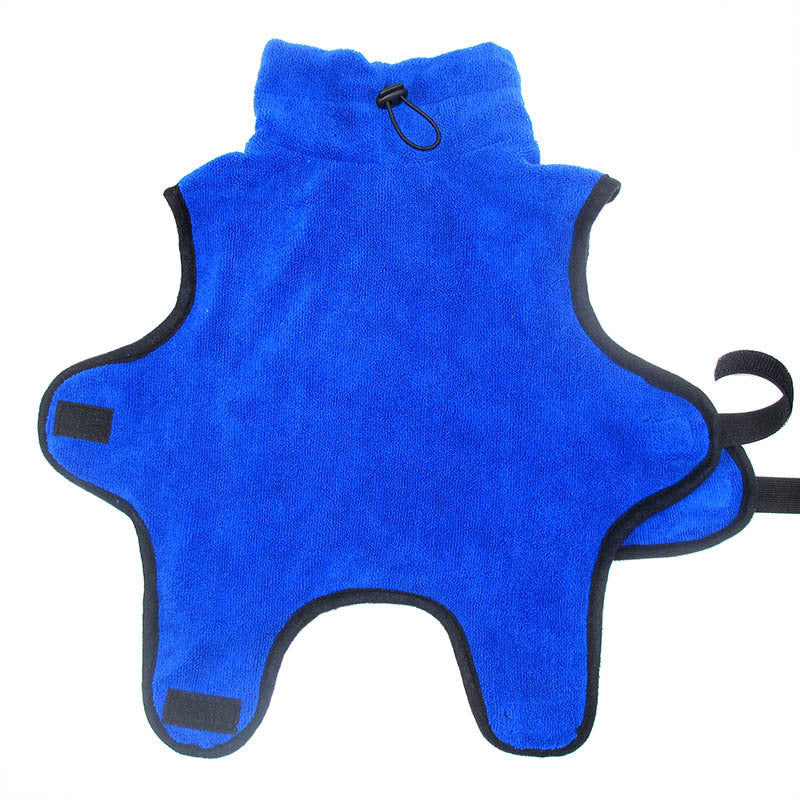 Fiber Bath Towel Quick-drying Cat Bath Towel - back view - PET'S FUN | cat accessories