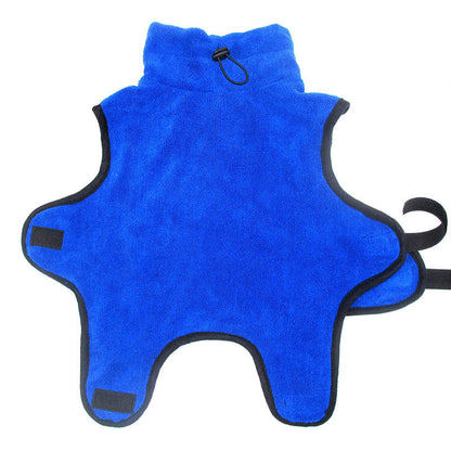 Fiber Bath Towel Quick-drying Cat Bath Towel - back view - PET'S FUN | cat accessories