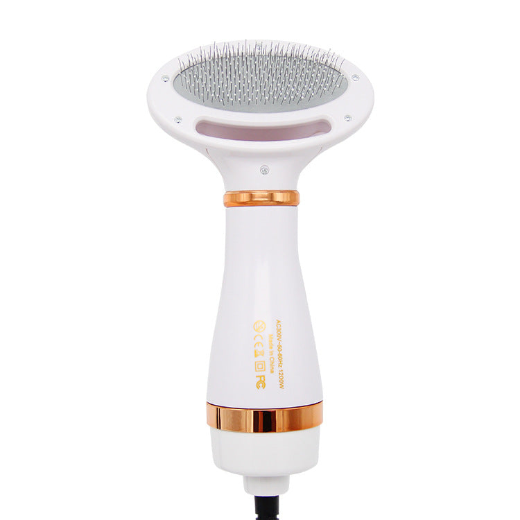 Two-in-one Pet Hot Air Comb Dog Cat Hair