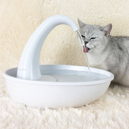 Pet Drinking Fountain Cat Feeding Water Flowing - front view - PET'S FUN | cat toy