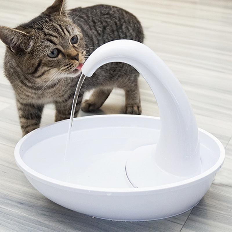 Pet Drinking Fountain Cat Feeding Water Flowing - front view - PET'S FUN | cat bed