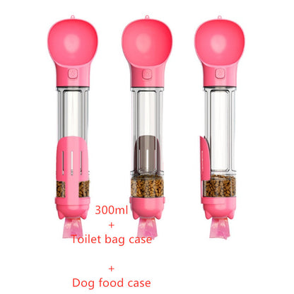 Pet Water Bottle Feeder Bowl Garbage Bag - detail view - PET'S FUN | dog entertainment