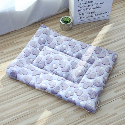 Household Winter Pet Warm Sleeping Pad - front view - PET'S FUN | pet toy