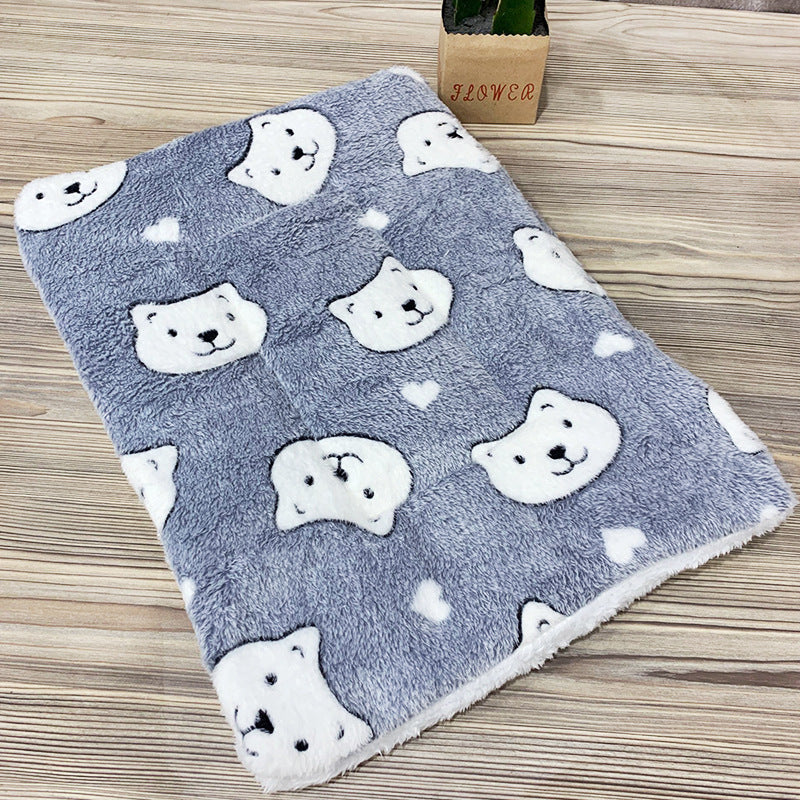 Household Winter Pet Warm Sleeping Pad - front view - PET'S FUN | interactive pet toy