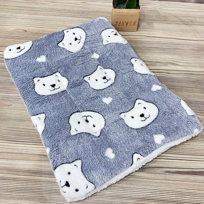 Household Winter Pet Warm Sleeping Pad - front view - PET'S FUN | interactive pet toy