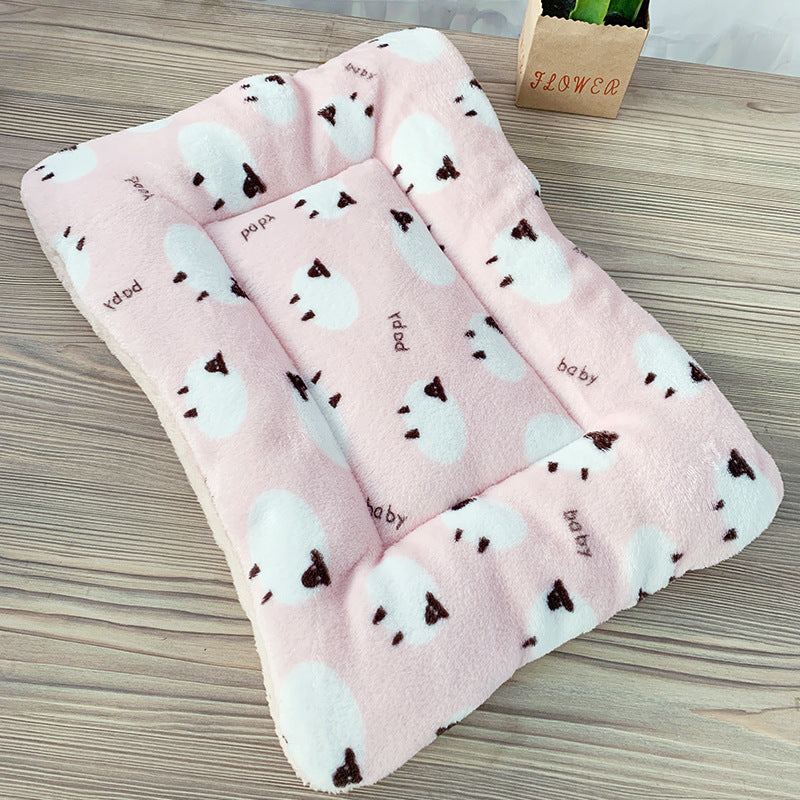 Household Winter Pet Warm Sleeping Pad - side view - PET'S FUN | pet toy