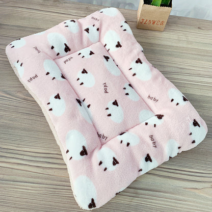 Household Winter Pet Warm Sleeping Pad - side view - PET'S FUN | pet toy
