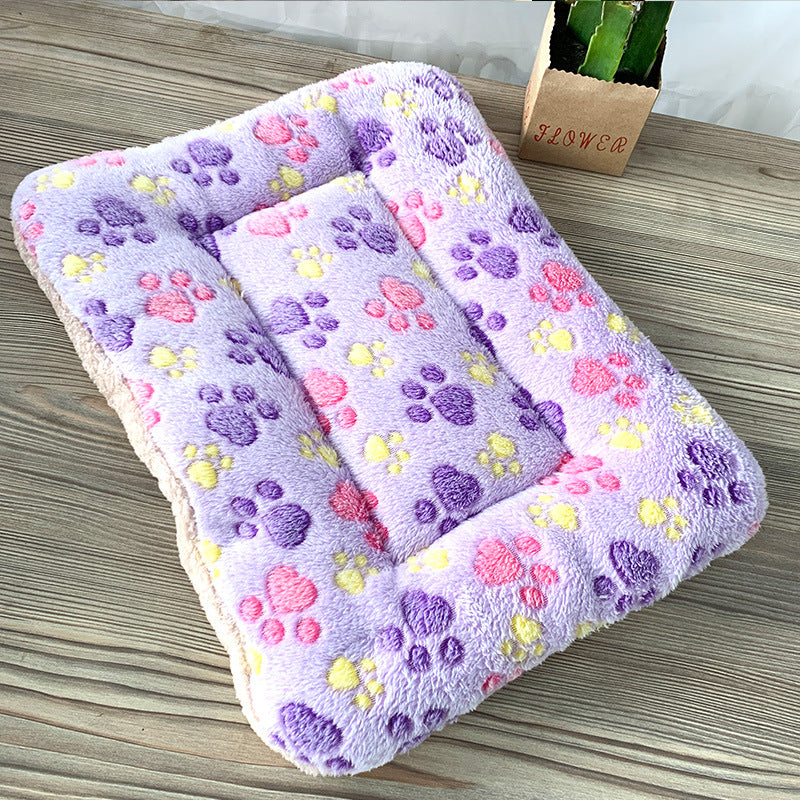 Household Winter Pet Warm Sleeping Pad - back view - PET'S FUN | interactive pet toy