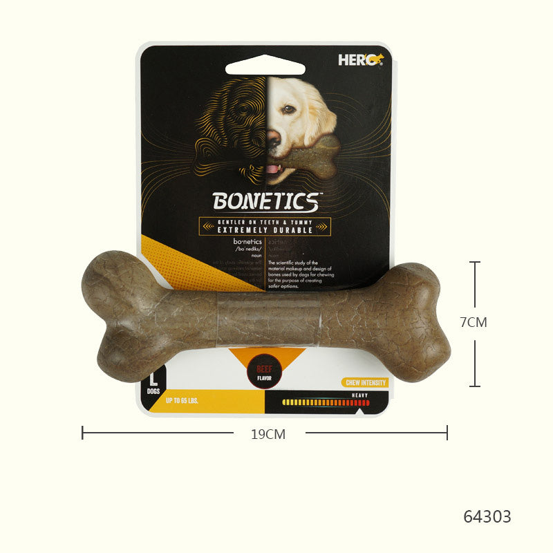 Pet Dog Bite Resistant Molar Bone Toy - side view - PET'S FUN | dog toy